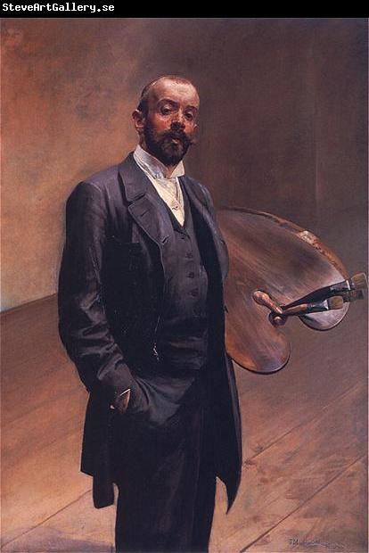 Jacek Malczewski Self-portrait with a palette